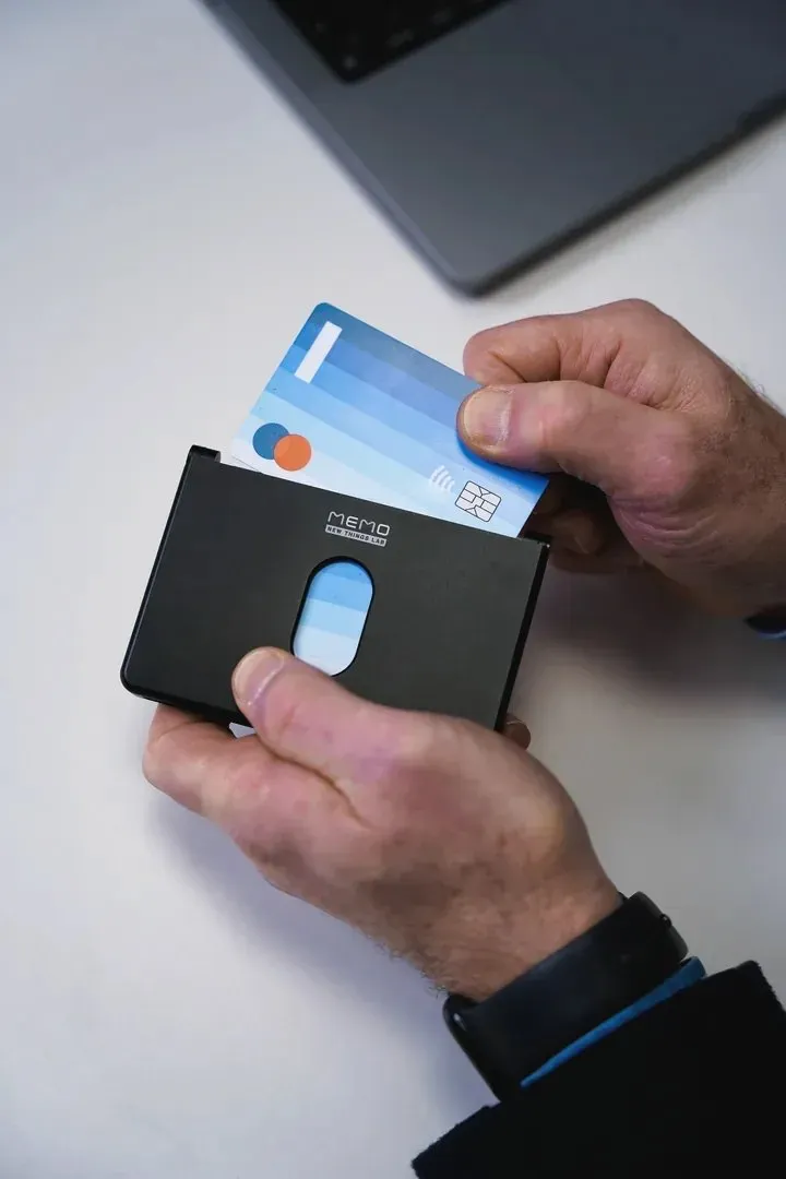 Taking a card out