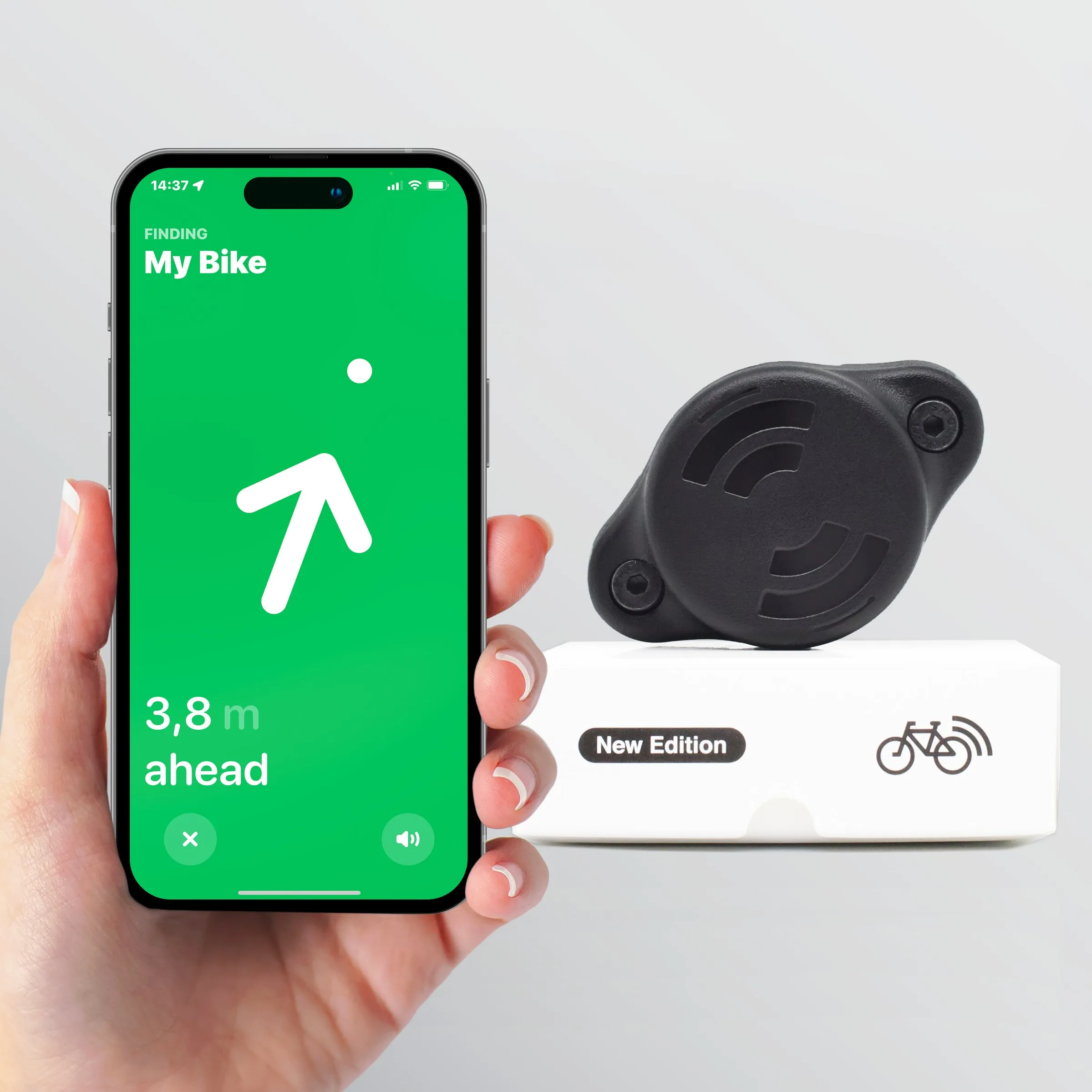 Finding a bike with the Find My app