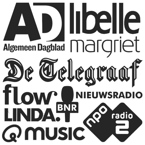 In the press: AD, Libelle, Margriet, De Telegraaf, Flow, BNR, LINDA, Qmusic and NPO Radio 2