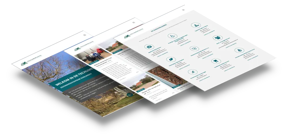 The page designs