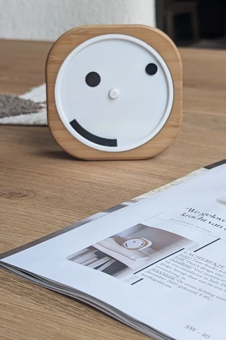 Time Smiles next to its page in Stijlvol Wonen, 2025